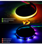 WS2811 FCOB RGBIC Neon LED Strip 720Leds/m Addressable Smart Dream Color Flexible COB LED Light IP68 Waterproof DC12V/24V