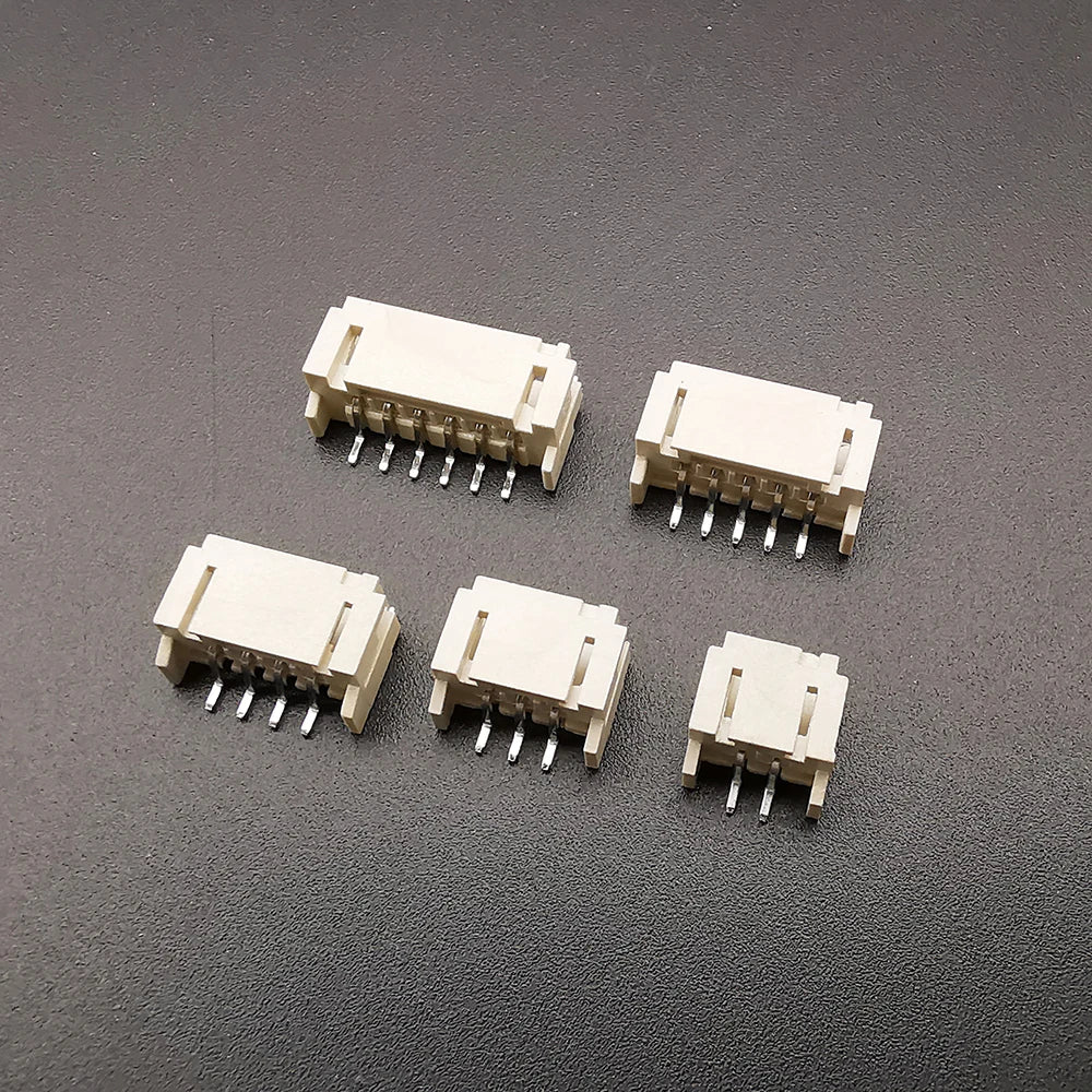 50Pcs JST PH2.0mm XH2.54mm 2/3/4/5/6Pin Horizontal Paste Vertical Patch Pin Holder SMT Connector 2.0MM 2.54MM Pitch Male SMD