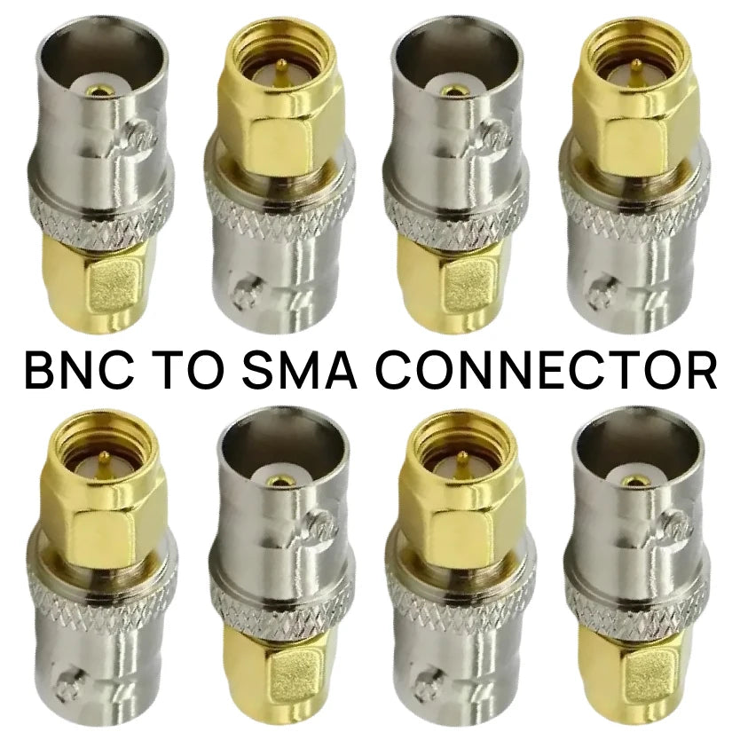 Coax Coaxial SMA Male Female To BNC Male Female Adapter Gold Plated Copper Antenna Connector RF Adapter