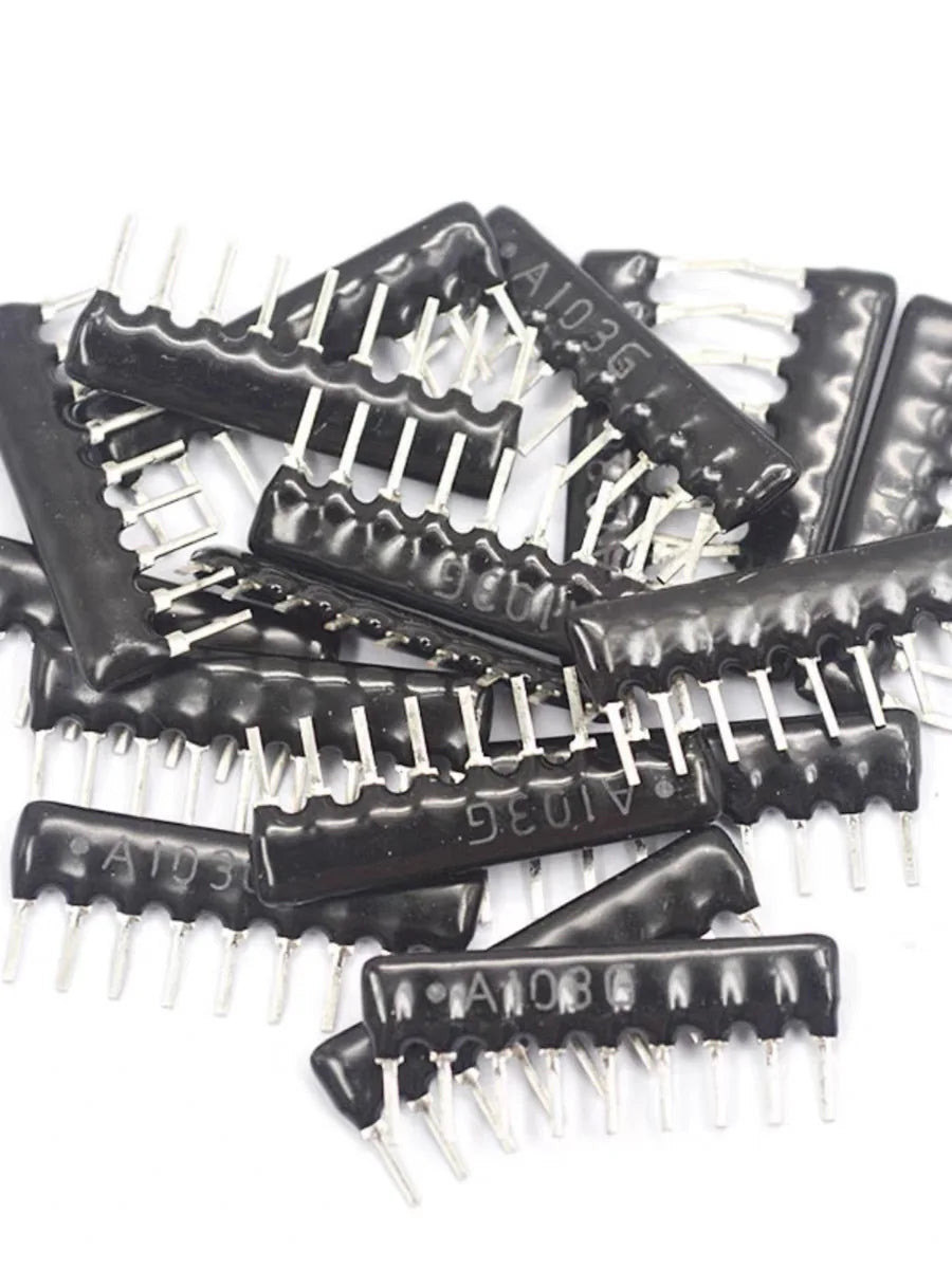 10pcs 9PIN A9P DIP9 Exclusion Network Resistor Array A221J A331J A511J A563J A471J A472J A102J A103J A104J A512J A513J A333J