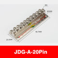Ground Row Copper Bar Connection Terminal JDG-A Distribution Box Double-layer Terminal Block Copper galvanizing large current