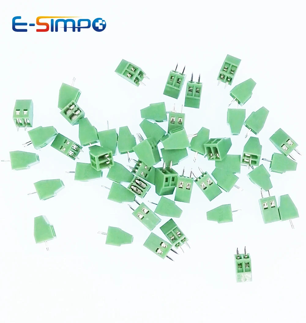 KF128 2.54mm 0.1" Pitch PCB Mini Screw Terminal Block Connector 5P 6P 7P 8P 9P 10P 12P 14P 16Pin 150V 6A for 26-18AWG Cable