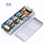 6A 10A AC 110V 220V EMI Filter Electromagnetic Interference Suppressor Common Mode Power EMC Audio Amplifier Inverter Purifier