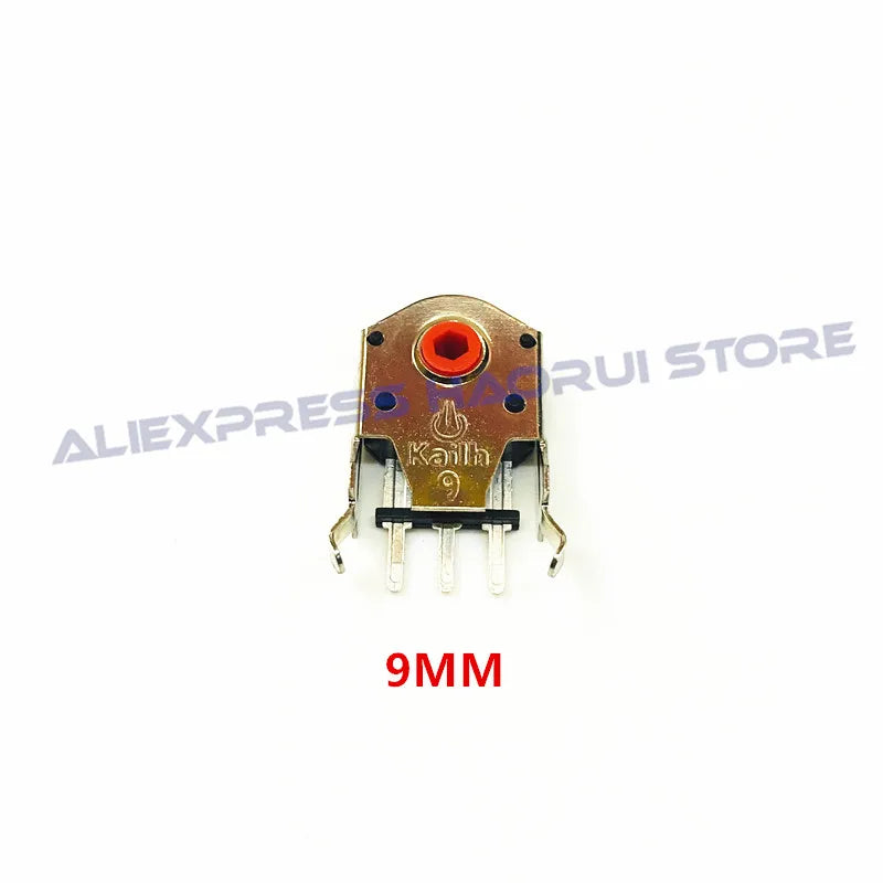 Kailh 5/7/8/9/10/11mm Rotary Mouse Scroll Wheel Encoder 1.74 mm hole 20-40g force for PC Mouse alps encoder