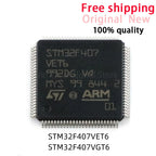 (1piece) 100% New STM32F407VET6 STM32F407VGT6 STM32F407 VET6 STM32F407 VGT6 QFP-100 Chipset