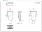 UOTEK USB to RS-485 RS-422 Converter RS 485 422 USB-A RS485 RS422 Serial Adapter Connector Full Half Duplex Anti Surge UT-885