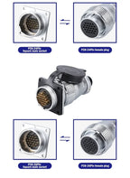 PLS28 P28-2/3/4/5/7/8/10/12/16/17/20/24/26 Pin Aviation Connector Plug WS28 Male Female Plug Socket Connector