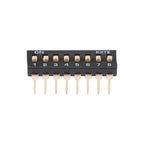 10PCS Slide Type DIP Switch Module 1 2 3 4 5 6 7 8 10PIN 2.54mm Position Way DIP Pitch Toggle Switch Black Snap Switch Dial