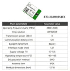 E73-2G4M08S1C/CX  E73-2G4M08S1E/EX E83-2G4M03S EBYTE E73 Series Wireless BLE Module BLE4.0/5.1/5.1 nRF52840 nRF52833 nRF5340