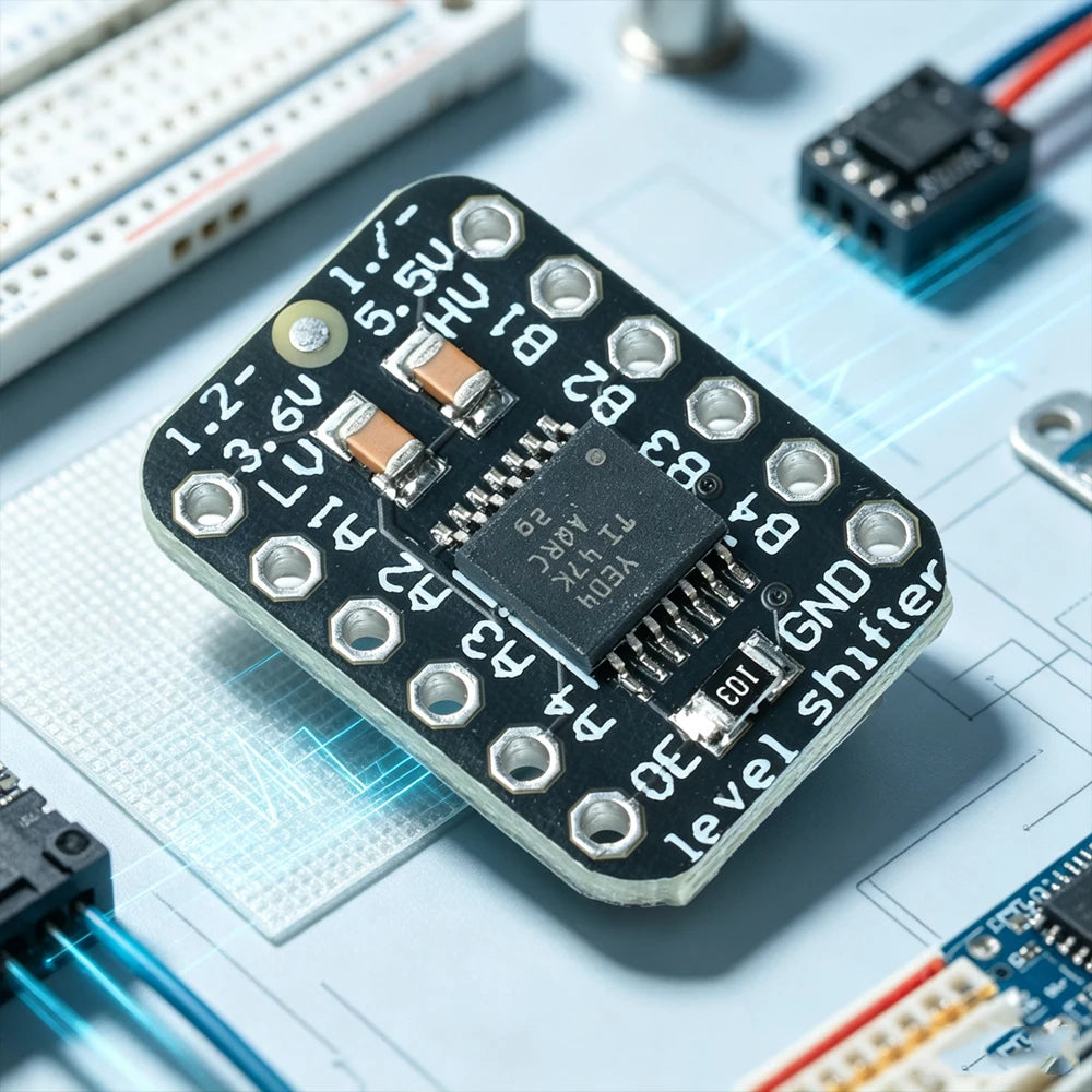TXB0104 Bidirectional Level Shifter Module Auto-Direction Detection for DIY Projects and IoT Development