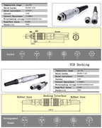 YC8 Mini Circular Connectors 8mm 2 3 4 5 6 7pin Sensor Connector Docking Push Pull Self Lock 8mm