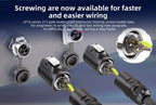 CNLINKO LP Series M12 M16 M20 M24 Waterproof Industrial Connector Screw-in Terminal Fast Plug Solderless Power Cable Connectors