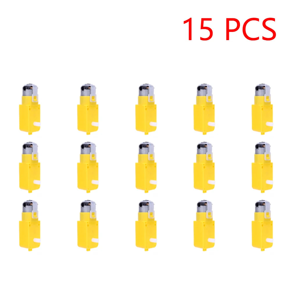 30-1pc Dual Shaft TT Motor DC 3-12V DIY Smart Car Robot Gear Motor Install EMC Smart Car Chassis Four Drive Gearbox Engine Motor