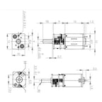 New Precision GA12-N20 Reduction Motor with Wire 3V 50rpm 6V  100rpm 12V  200rpm Micro DC Gear Reduction Motor