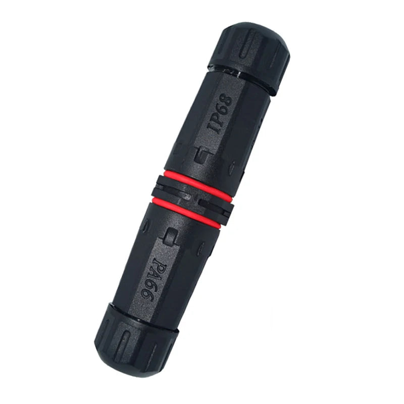 IP68 Electrical Waterproof Connector Wire Cable 2/3/4/5 Pin Outdoor Plug Straight Quick Screw Conductor Connector