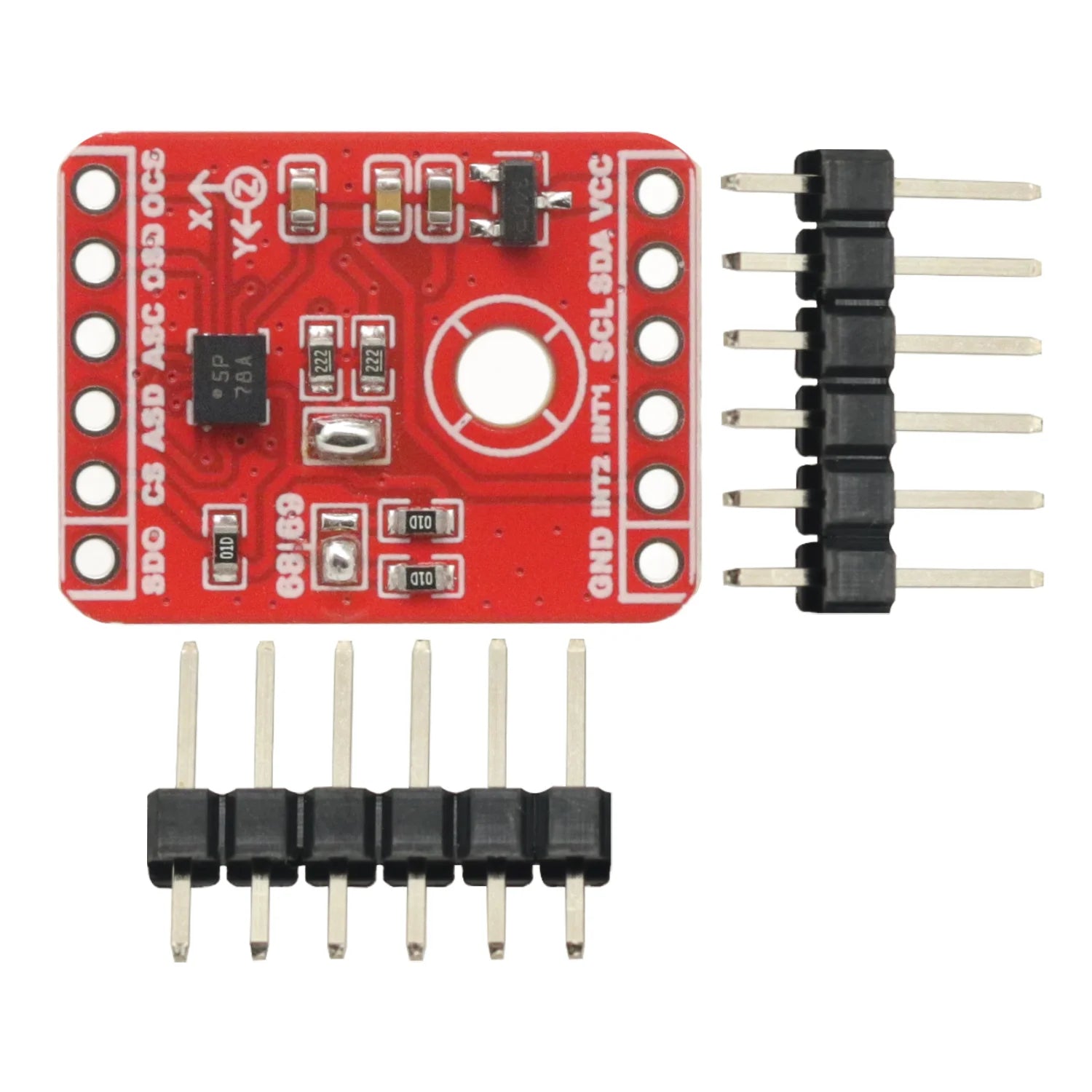 BMI270 6DoF IMU Sensor Breakout Board, 3-Axis Accelerometer 3-Axis Gyroscope Inertial Measurement Unit Module, I2C SPI Interface