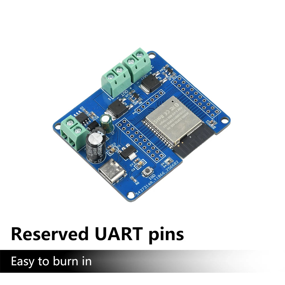 DC 5-60V 2/4 Way Mos Switch Module On-Board Esp32-32E Module Wifi Bluetooth ESP Development Board Type C