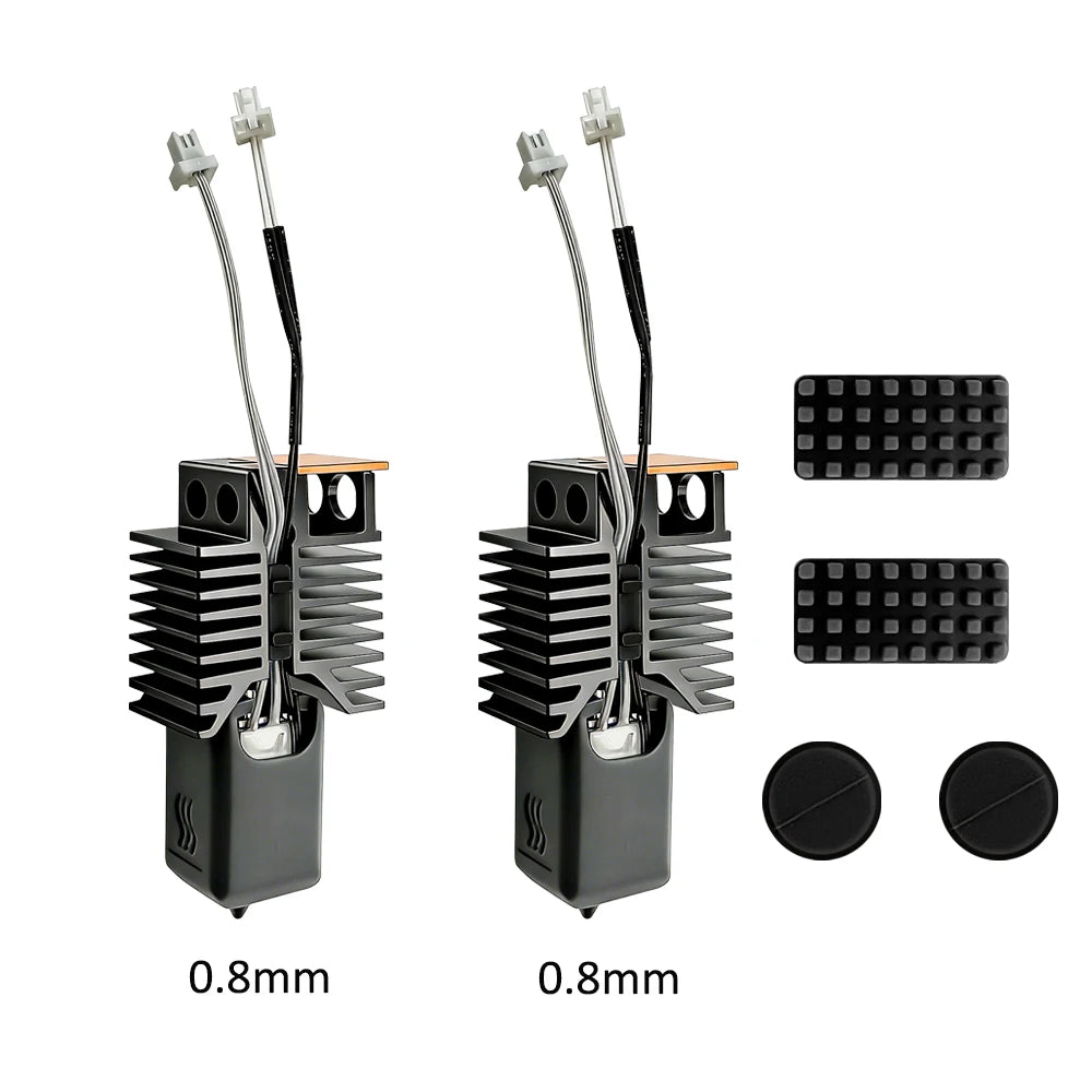Toolhead Hot End For Snapmaker U1 Pre-installed Thermistor & Ceramic Heating Plate Quick Heating Hotend For U1 3D Printer Parts