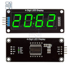 4/6-Digit 0.56 Inch 7 Segments Digital Tube Clock Module Double Dots LED Display TM1637 Blue Yellow White Green Red For Arduino