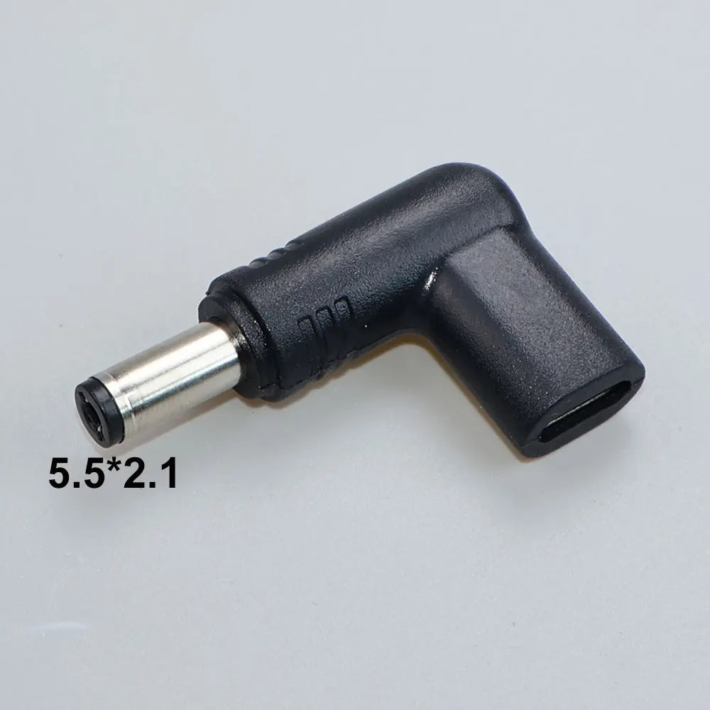 5V 9V 12V 15V 19.5V TypeC to DC Jack Plug Charge Adapter Converter for Router Tablet Fan USB C PD to DC Power Connector