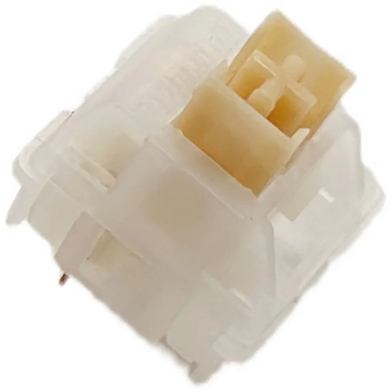 Outemu Yellow Jade Silent Switch 5Pin HP Tactile Custom Mechanical Keyboard Mute MX Switch Like Holy Panda lubricated for Gaming