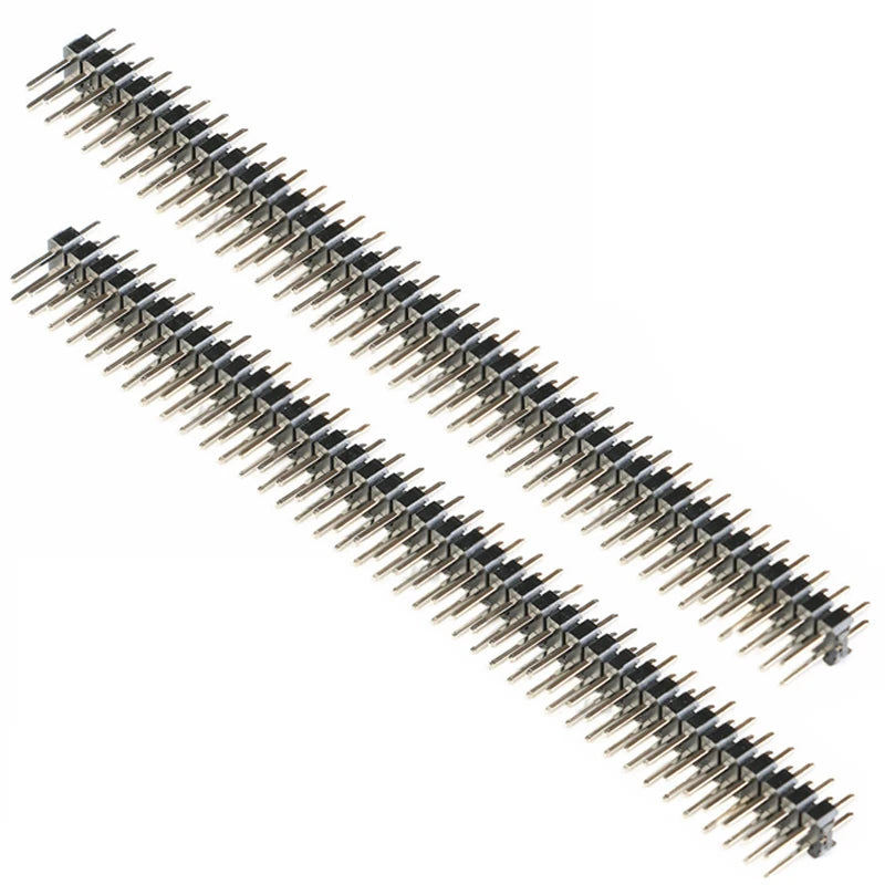 2.54mm double row male PCB board pin header connector pin header 2/3/4/5/6/8/10/12/20/40Pin suitable for Arduino