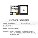 BK Series GNSS GPS Module M9140 Chip High Precision Navigation Receiver Sensor Compatible with Arduino RPI Drone Flight DIY