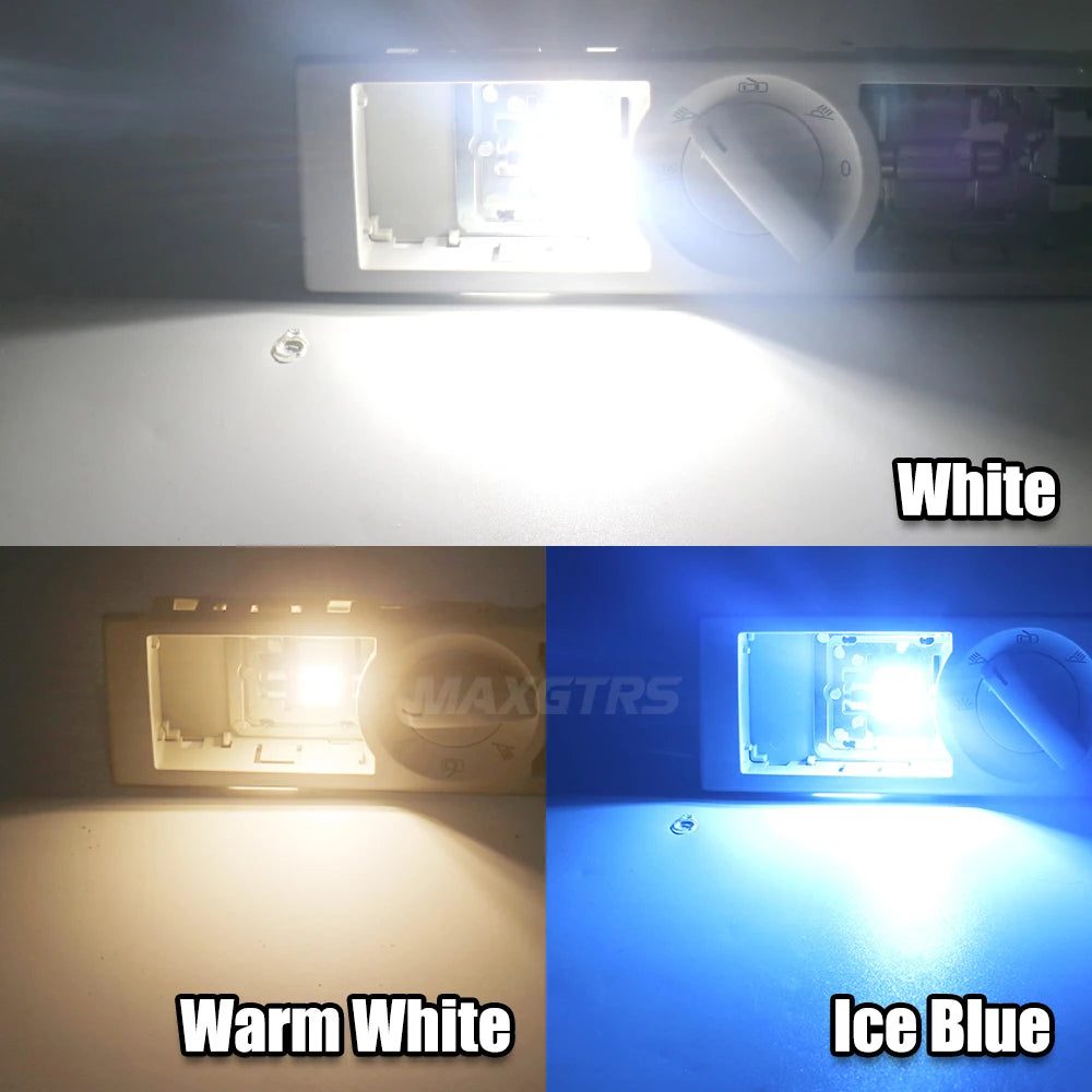 2x Festoon C5W C10W 3030 Chip Bulb Canbus 31mm/36mm/39mm/41mm Car LED Lamp Interior Dome Reading License Plate Lights 6000K