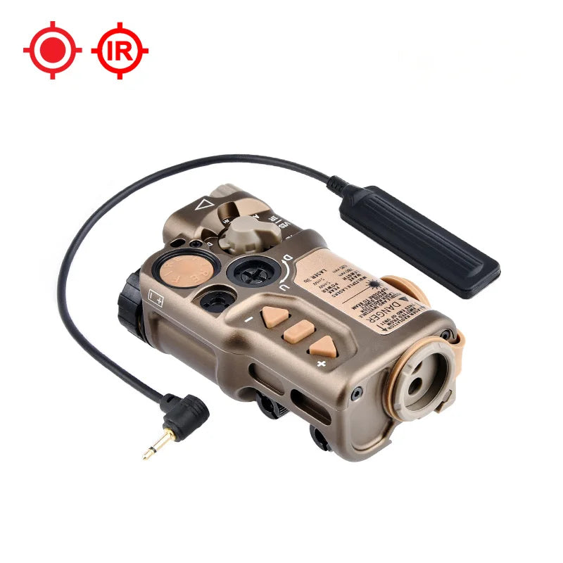 Airsoft CNC IR Laser Sight RAID CQBL PEQ PERST NGAL OGL DBAL IR Device Metal Material  Red, Green, Blue Laser IR Laser 20mm Rail