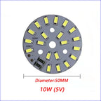 1PCS DC3V-5V Dimmable 5730 SMD LED Lamp 1W 2W 3W 4W 5W 10W LED Light Beads White Warm White With Light Adjust Switch.