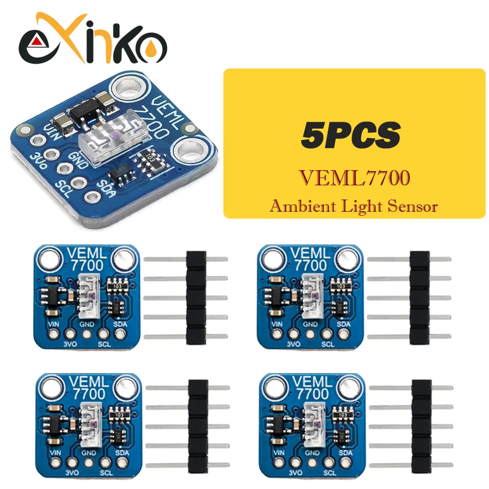 VEML7700 Ambient Light Sensor Module 120k Lux Light measuring Sensor Board 3.3V 5V I2C IIC Interface for Arduino Raspberry Pi