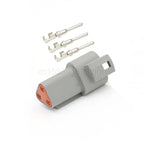 1Set DT Waterproof Automotive Connector Plug Kit DT06-2S/DT04-2P 3P 4P 6P 8P 12P Male Female Plug Socket For Automobile 22-16AWG