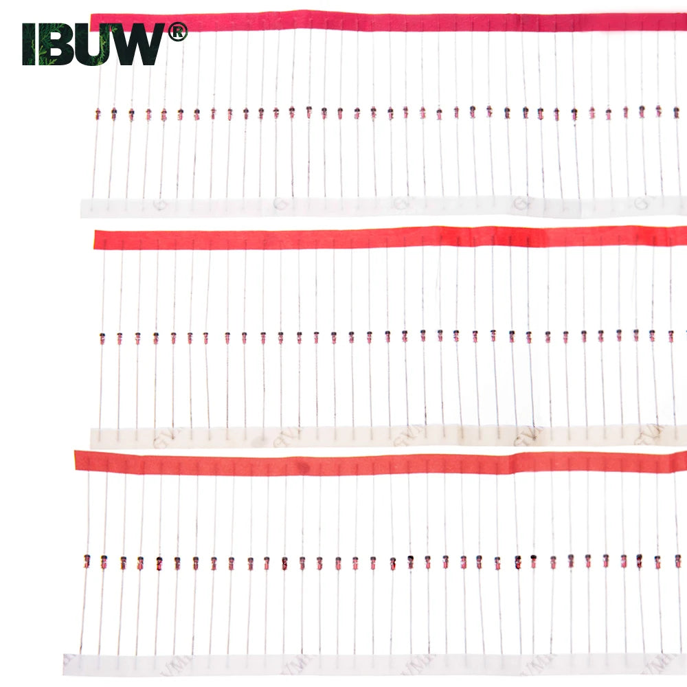 100PCS BZX55C Series 0.5W Zener Diode Voltage Regulator Diode 2V4 3V3 3V6 4V7 5V6 4V3 3V9 3V0 2V7 2V2 30V 24V