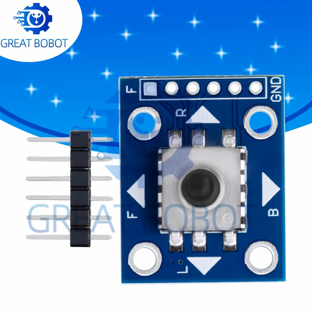 1~10PCS 5Way Navigation Button Module with 5D Joystick,Mechanical Tactile Switch for Arduino/STM32, DIY Robotics/Game Controller