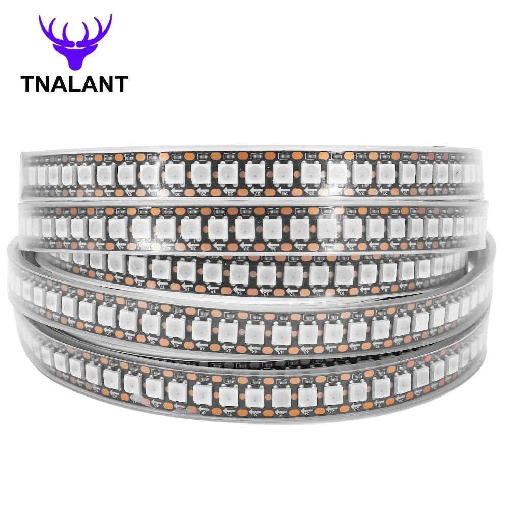 WS2812B Individually Addressable Led Strip light WS2812 5050 RGB Smart Pixels Led Light 30/60/74/96/144leds/m IP30/65/67 DC5V