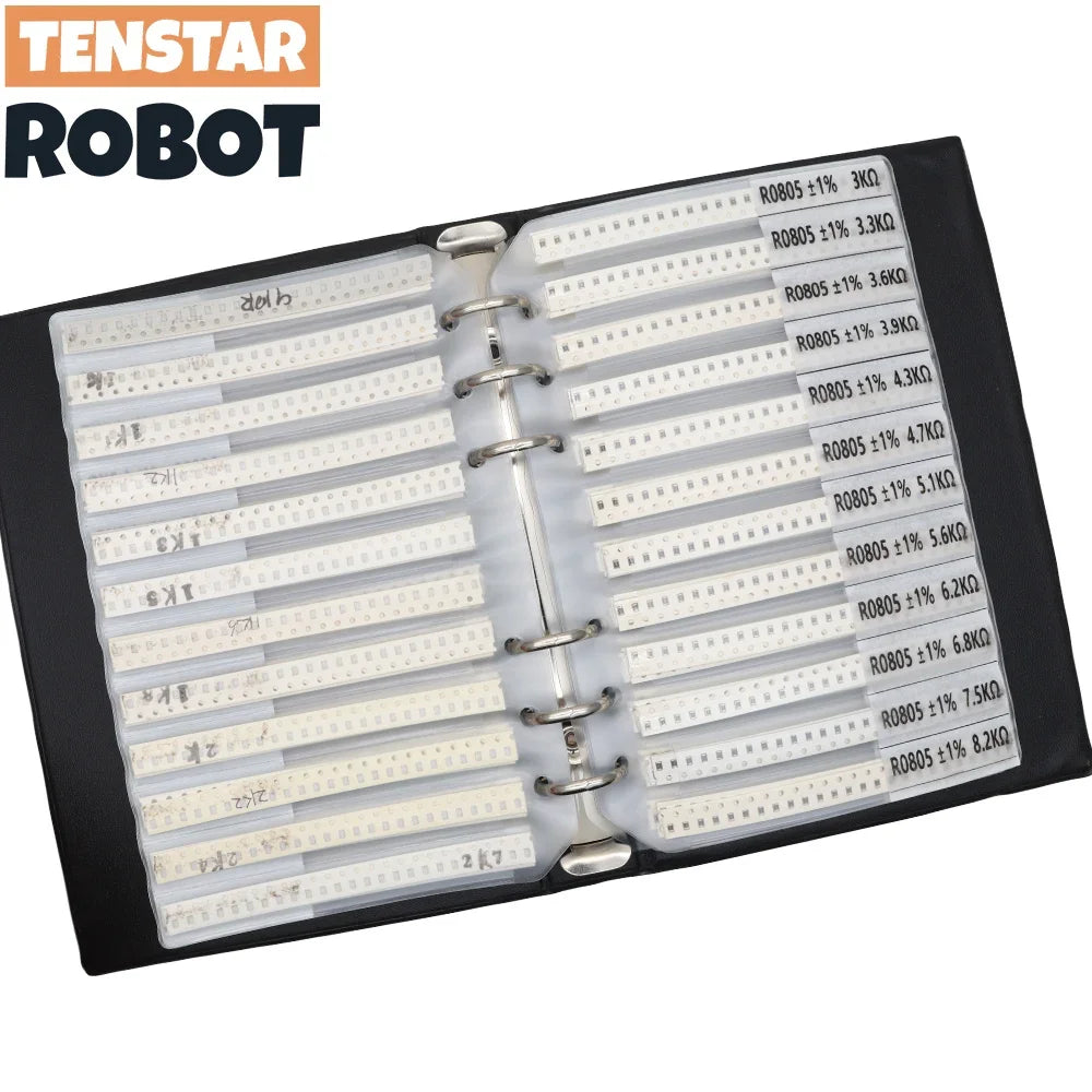 0402 0603 0805 1206 1% SMD SMT Chip Resistor Assortment Kit 8500pcs 170 Values Sample Book