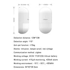Meian Tuya Zigbee 12m Human Motion Sensor Smart Home Anti Pet PIR Motion Sensor Detector Alarm Security Smart Life APP