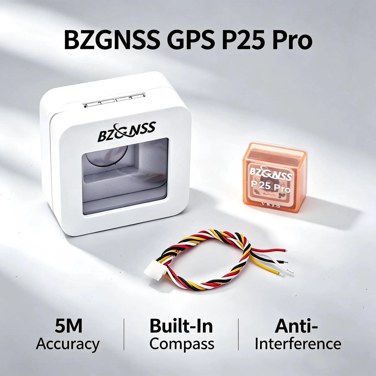 BZGNSS P25 Pro FPV GPS Module 5V 10Hz High Precision GPS Rescue Return to Home for Betaflight INAV Fixed Wing BN-220 Alternative