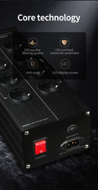 HIFI Power Filter HiFi Lightning Protection Anti-Interference PA Audio Power Purifier EU Dedicated Power Strip