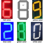 15" LED digita numbers module,7 segment of the modules,High brightness led display outdoor waterproof