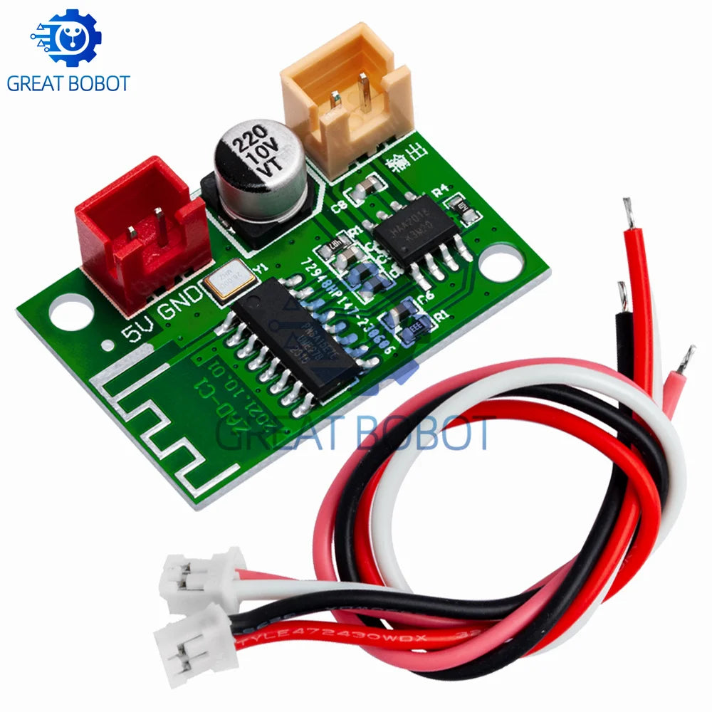 1PC Digital Lossless Music Amplifier: 5V 5W Mono Class D Bluetooth Preassembled Module Board