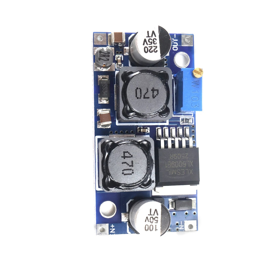 XL6009 Boost Buck Converter Module 3A 1.25-35V Adjustable Step Up Down for Arduino Raspberry Pi Solar Power Supply DIY Lab BMS