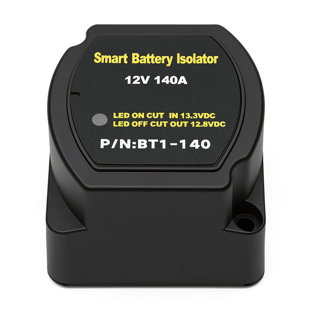 For Car RV Boat Marine Turck 12V 140A Dual Smart Battery Isolator Relay Voltage Sensitive Protection VSR Split Charge