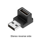 90 Degree USB 3.0 Male to Female Right Angle Extension Adapter USB Upward Elbow Adapter 10Gbps For Laptop PC Connector Converte