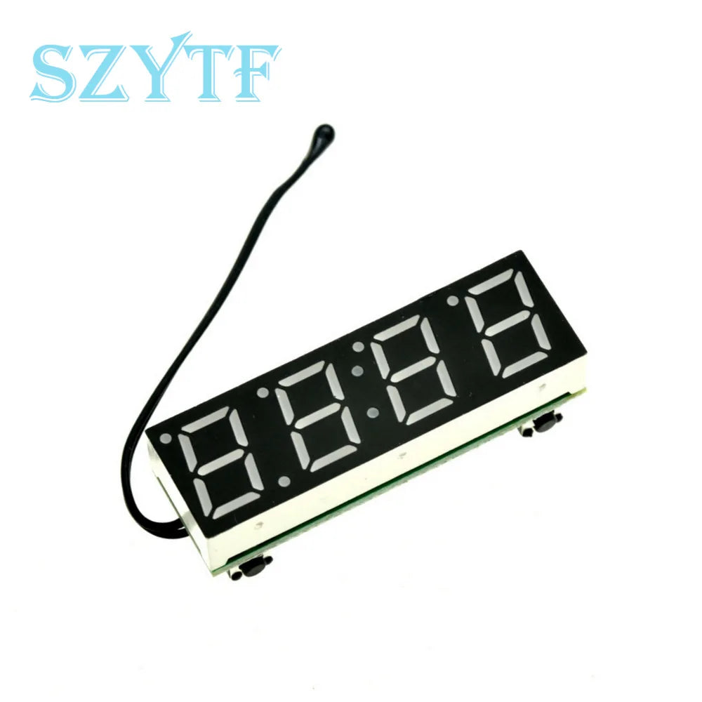 LED RX8025T Digital Clock Temperature Voltage Module DIY Time/Thermometer/Voltmeter DC 5-30V For Arduino