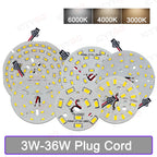 1PCS LED Light Source Round Light Panel 3W 5W 9W 15W 18W 24W 36W 50W SMD5730 DIY Light Bulb Modification Light Panel Accessories