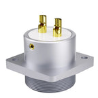 Monosaudio Pure Copper 2pin GX16 Male Socket Chassis GM16 24K Gold Plated Micro Male Connector