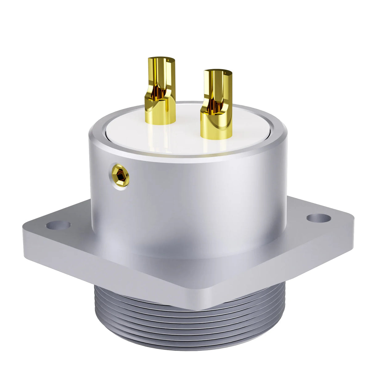 Monosaudio Pure Copper 2pin GX16 Male Socket Chassis GM16 24K Gold Plated Micro Male Connector