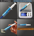 GD-2 Thermal Paste Processor Grease Compound Silicone 1/3/7/15/30 g 7.5 W/M-K For CPU GPU Printer Heat Sink Cooling Cooler SY30