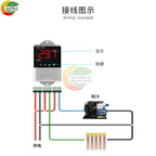 AC 110V 220V DTC2201 DTC1201 Temperature Controller Thermostat DS18B20 NTC Sensor APP Control For Smart Home